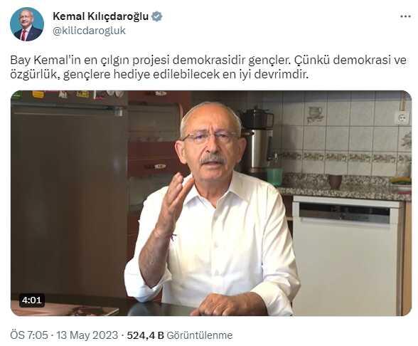 'En çılgın poremi' açıklayacağım diyen Kılıçdaroğlu, beklenen videoyu paylaştı