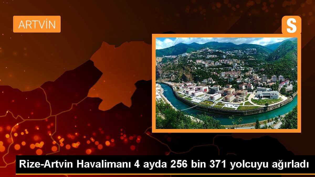Rize-Artvin Havalimanı\'nda 256 bin 371 yolcu taşındı