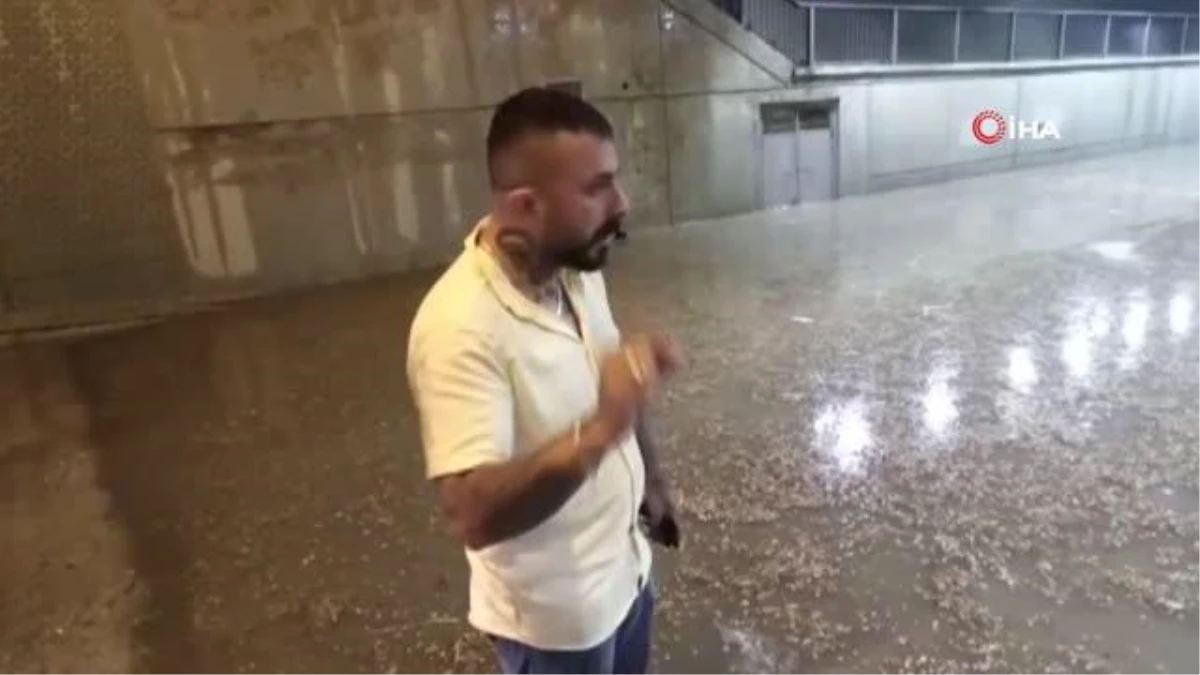 Ankara\'da Sağanak Yağış Altgeçitleri Su Bastı