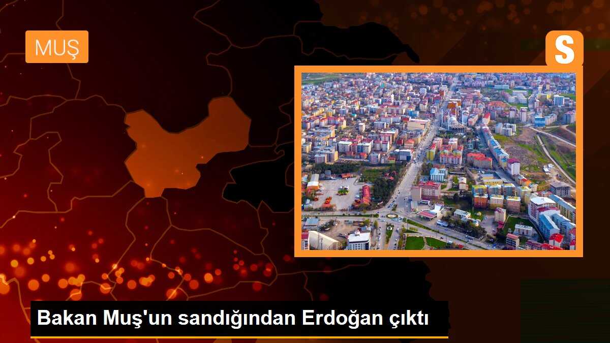 Bakan Muş\'un sandığından Erdoğan çıktı