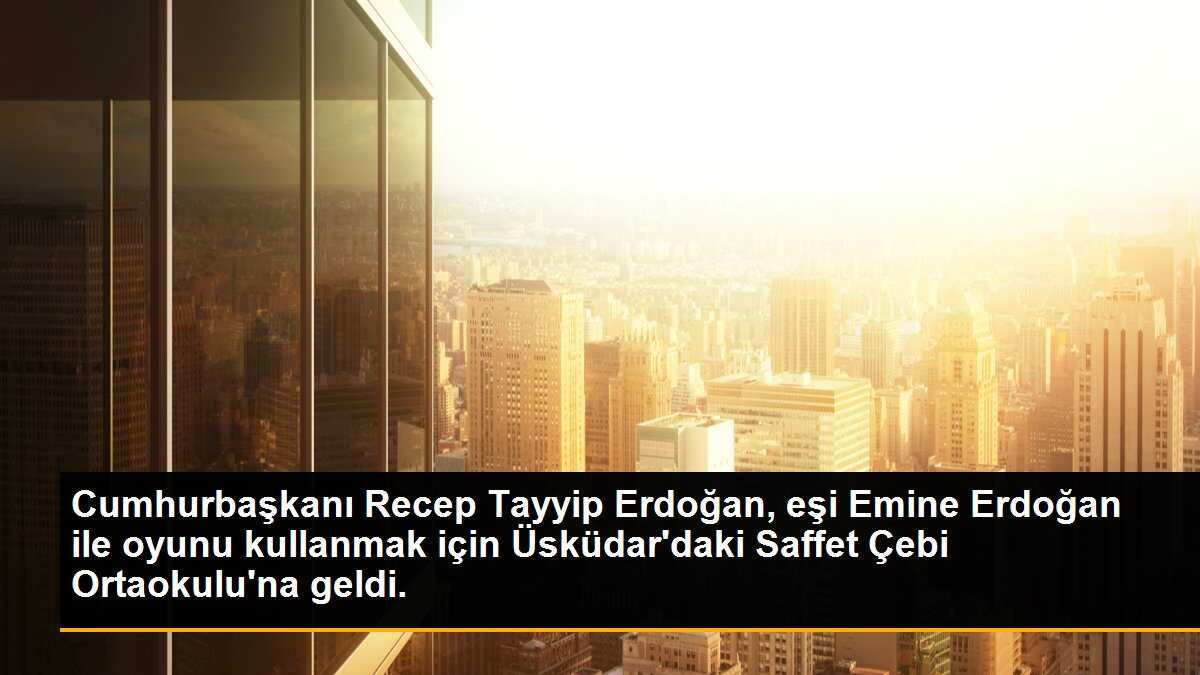 Cumhurbaşkanı Erdoğan ve Eşi Üsküdar\'da Oy Kullandı