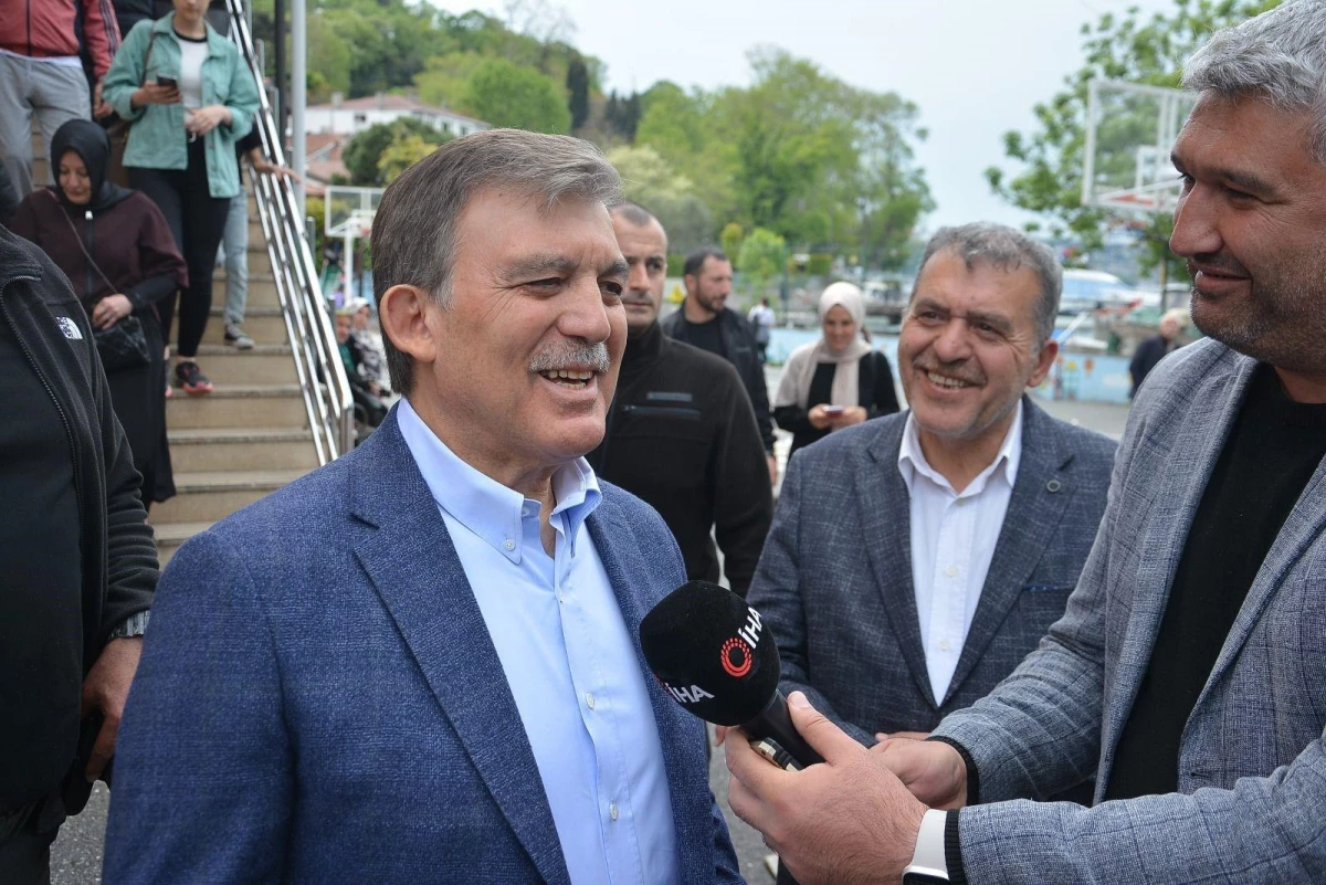 Abdullah Gül Beykoz\'da oy kullandı