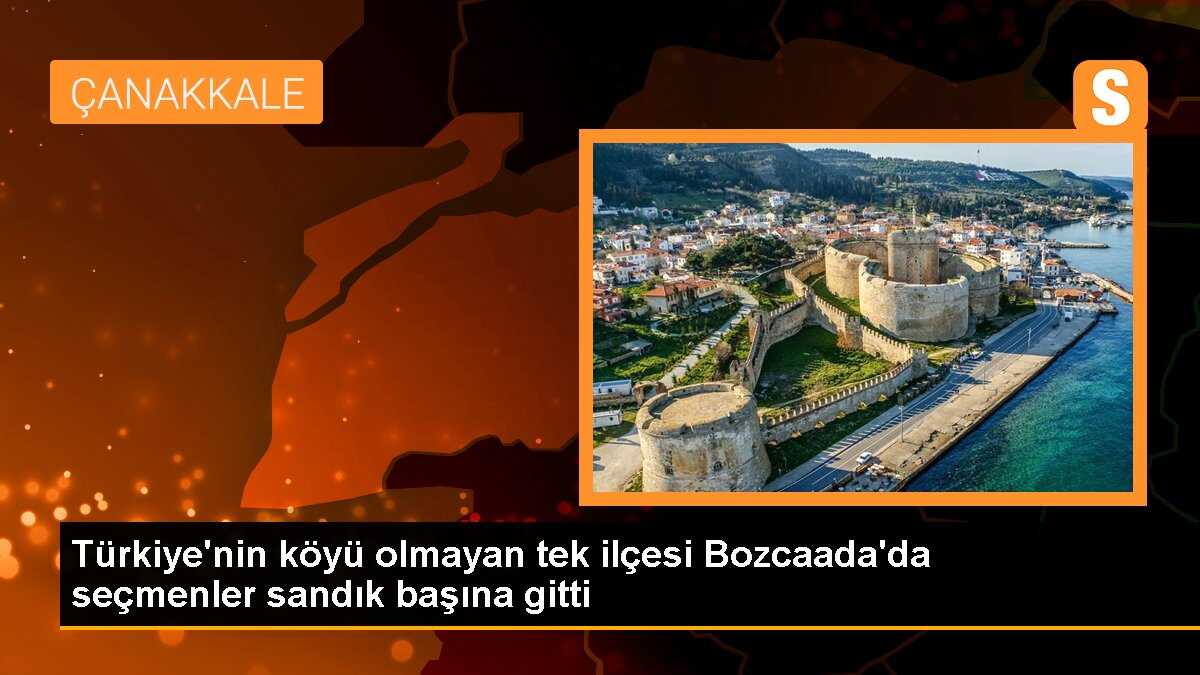 Bozcaada\'da Seçim Heyecanı