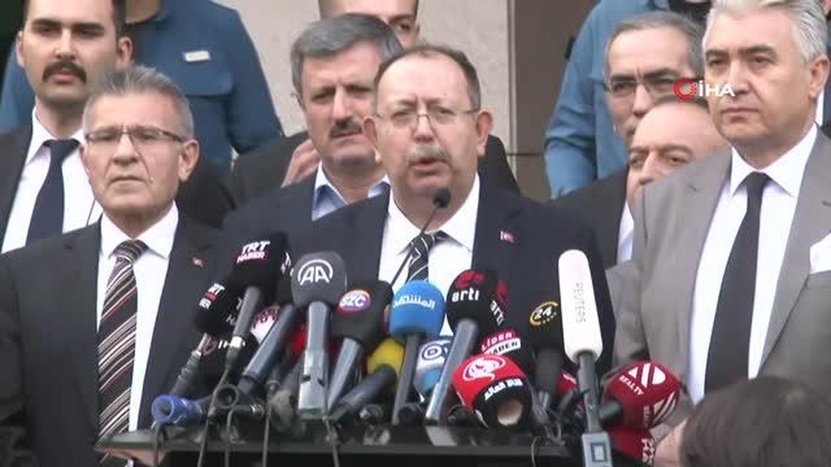 YSK Başkanı Ahmet Yener: Yayın yasağı 18.30 itibariyle kaldırılmıştır