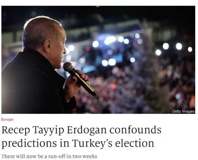 'Erdoğan gitmelidir' şeklinde kapak yapan Economist, seçim sonuçlarını böyle gördü