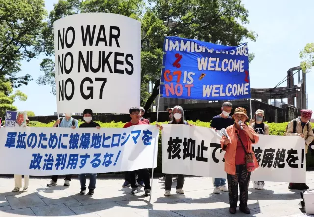 Japonya'da G7 Karşıtı Protesto Düzenlendi