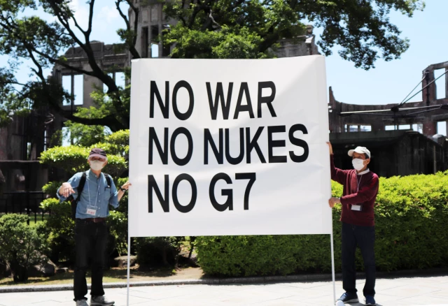 Japonya'da G7 Karşıtı Protesto Düzenlendi