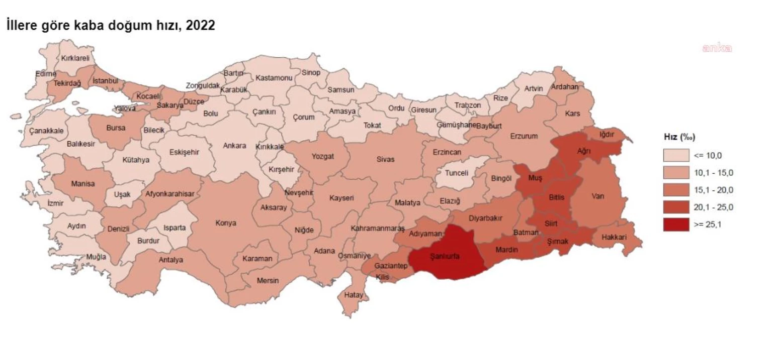 Tüik: Doğurganlık Hızı Son 20 Yılda 2,38\'den 1,69\'a Geriledi