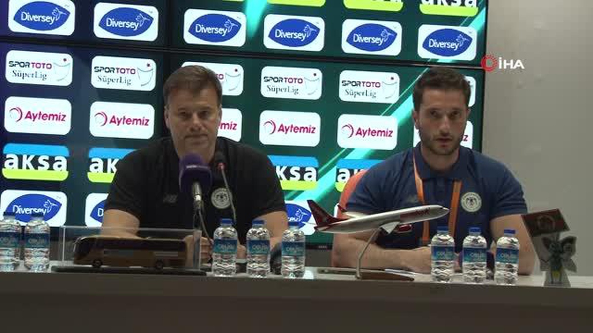 Konyaspor Teknik Direktörü Stanojevic: Maçı 90 dakika boyunca kontrol eden taraftık