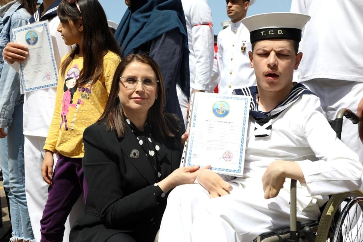 Engelliler Haftası\'nda Bartın Deniz Komutanlığı\'nda temsili askerlik töreni düzenlendi