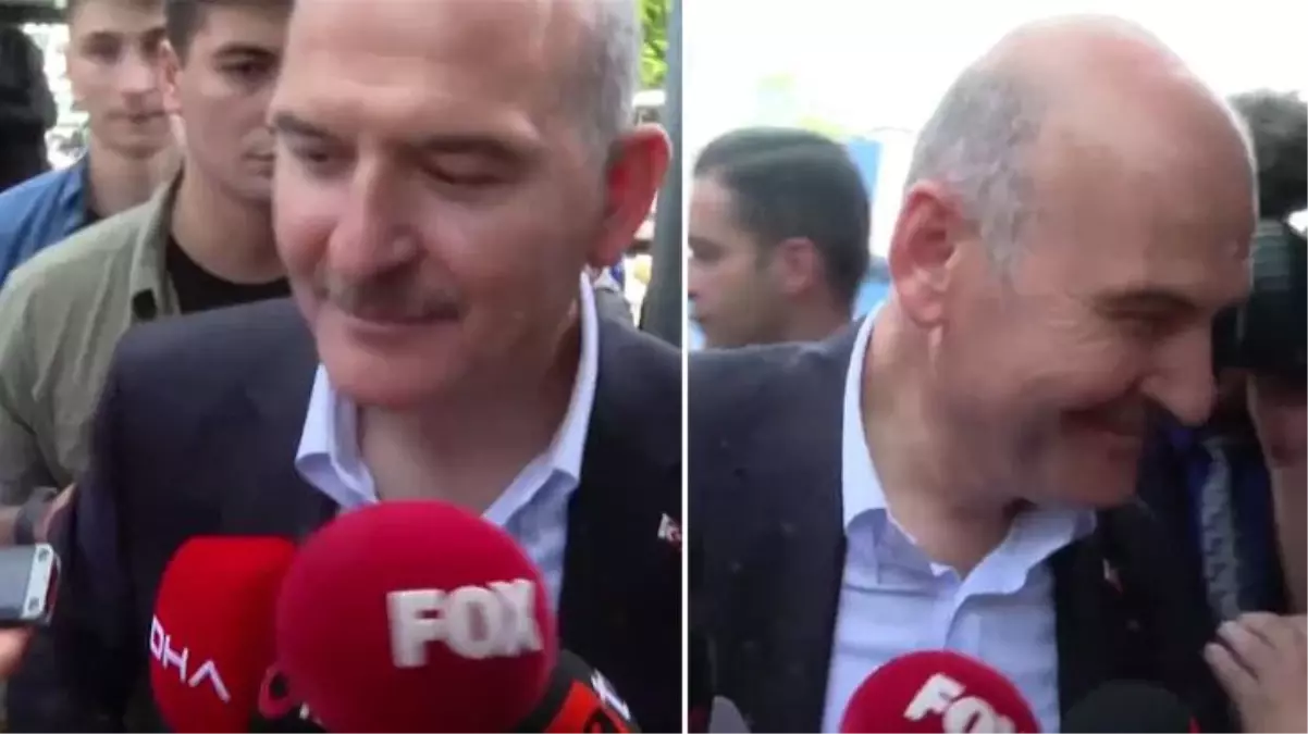 İçişleri Bakanı Süleyman Soylu, daha önce de yaptığı gibi gazetecinin sorusunu, "Canım benim" diyerek geçiştirdi