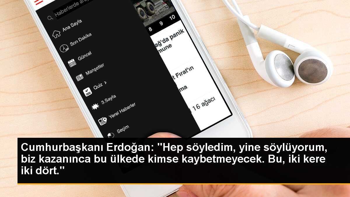 Cumhurbaşkanı Erdoğan: Kazananlar ve kaybedenler olmayacak