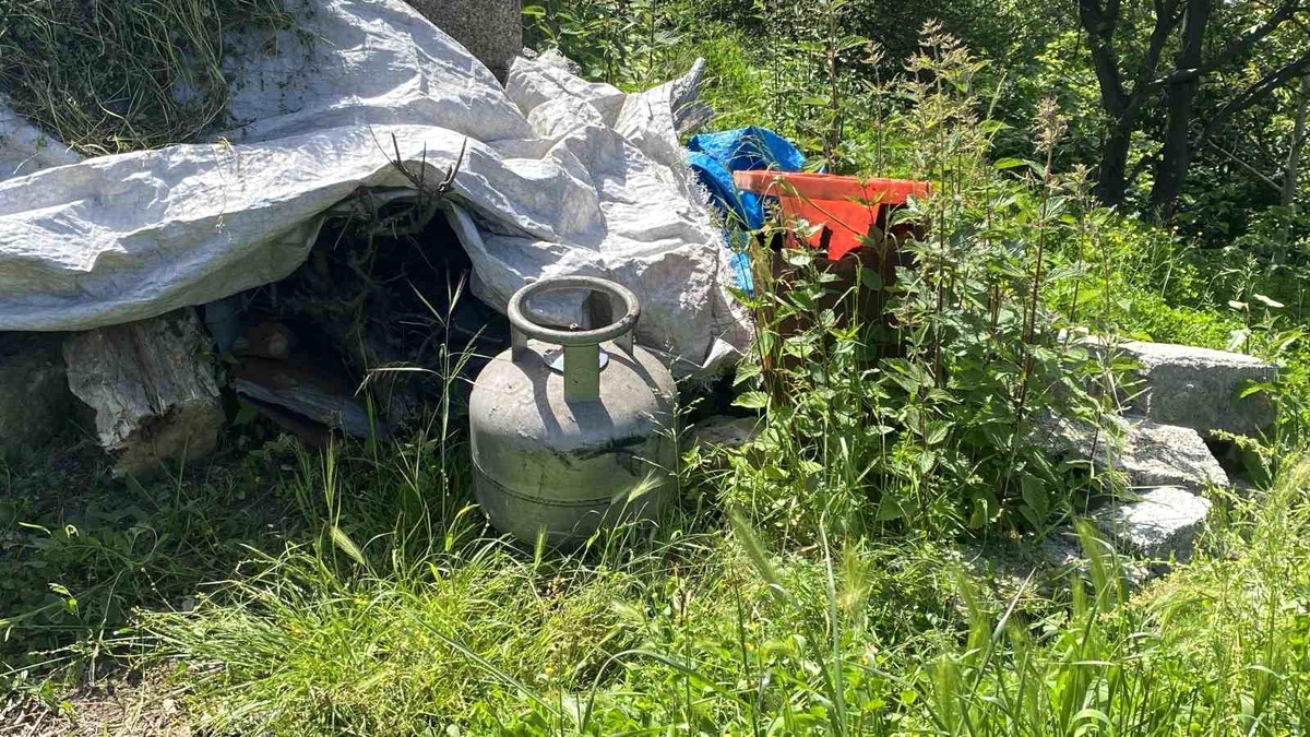 Zonguldak\'ta 92 yaşındaki kadın yangından sağ kurtarıldı