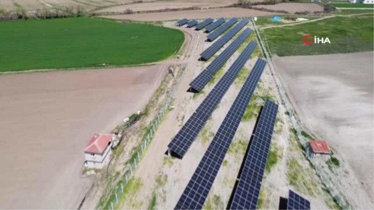 Gemerek ilçesinde kurulan Güneş Enerji Santrali belediyenin kasasını dolduruyor