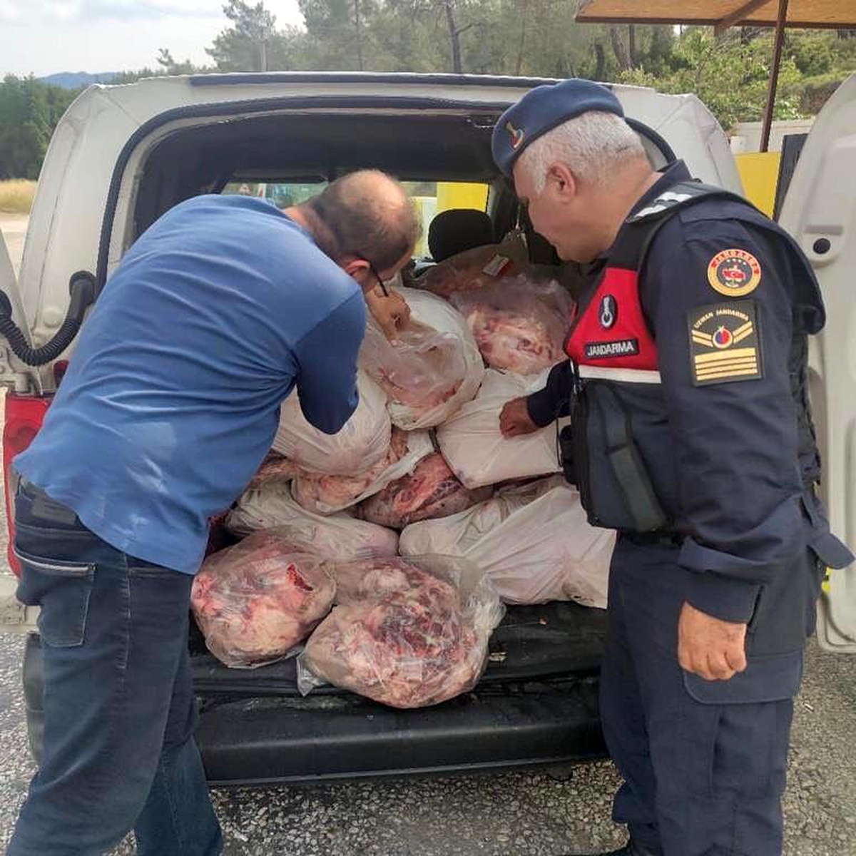 Muğla\'da Yol Kontrolünde Kaçak Hayvansal Ürünler Ele Geçirildi