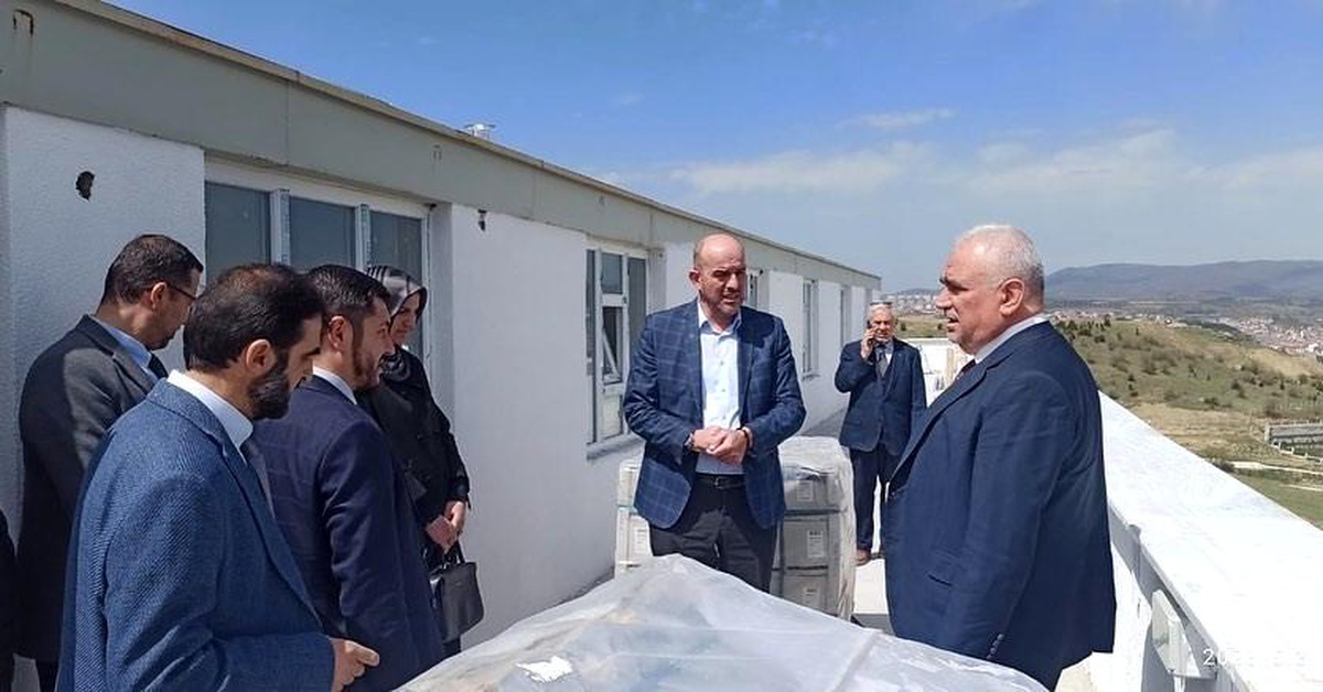 Bilecik İl Müftüsü Ali Erhun Bozüyükte Kuran Kursu inşaatında inceleme yaptı