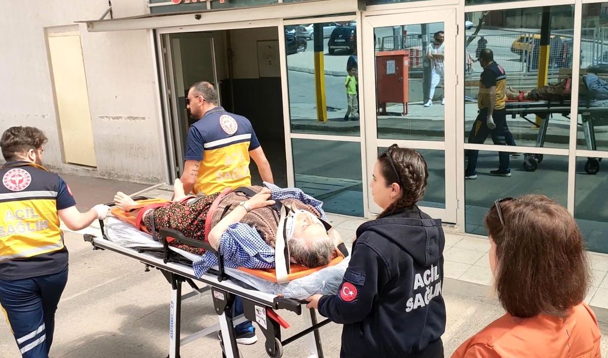 75 yaşındaki kadın merdivenden düşerek yaralandı