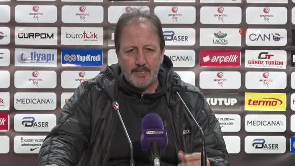 Sakaryaspor Teknik Direktörü Taner Taşkın: İlk devre oyunu domine ettik