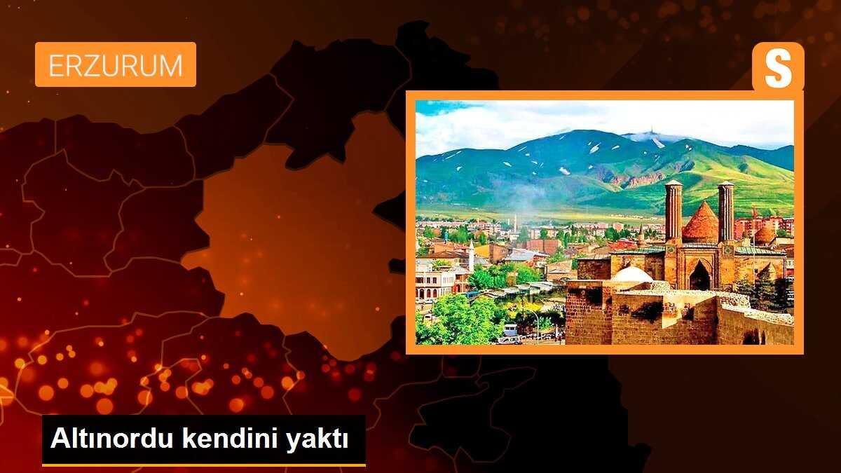Altınordu kendini yaktı