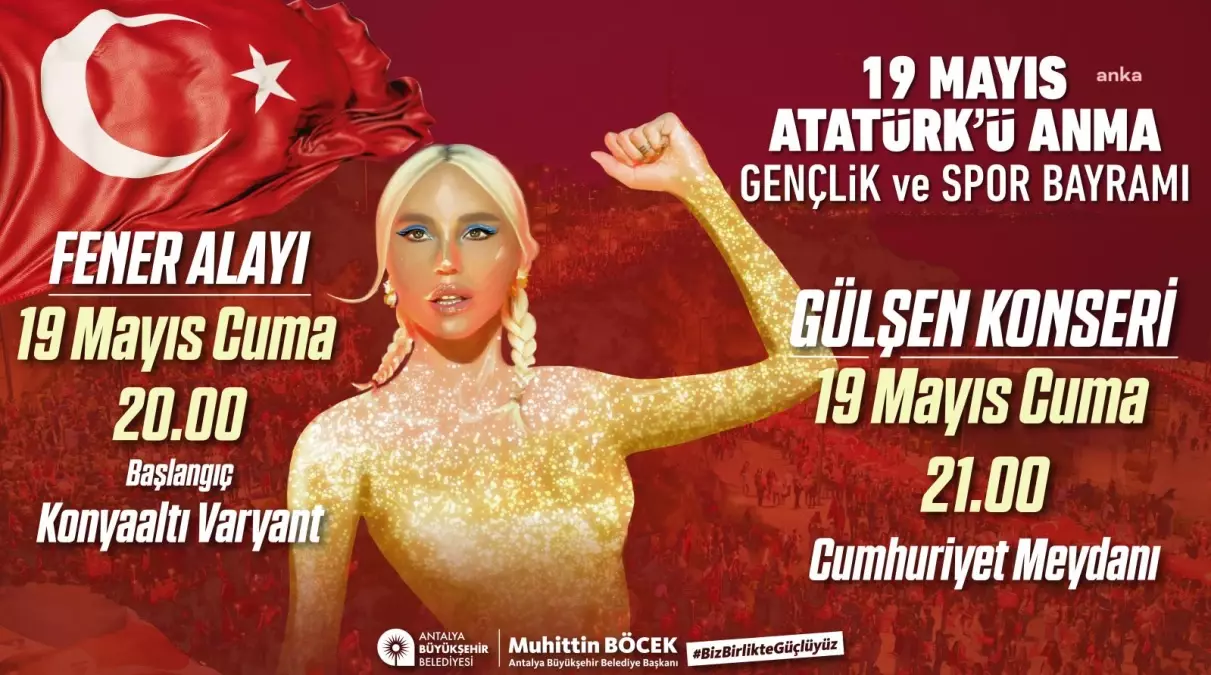 Antalya\'da 19 Mayıs kutlamaları coşkuyla yapılacak