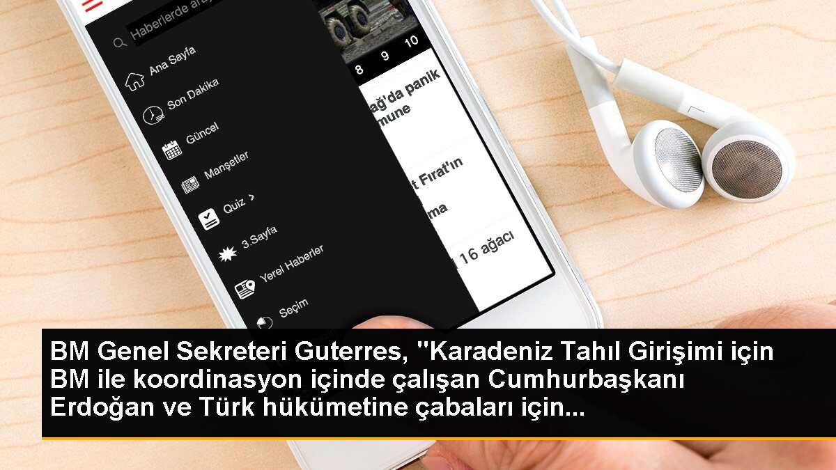 BM Genel Sekreteri Guterres\'ten Türk Hükümetine Teşekkür