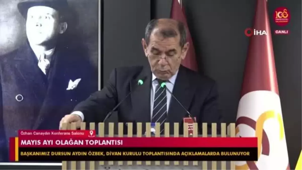 Dursun Özbek: "Cumhuriyetimizin 100. yılında şampiyon olmak, en çok Cumhuriyet\'in yüzü Galatasaray\'a yakışacaktır"