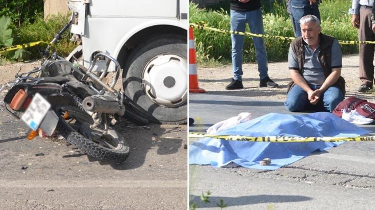 Midibüsün ezdiği motosiklette bulunan 2 genç, yaşamını yitirdi