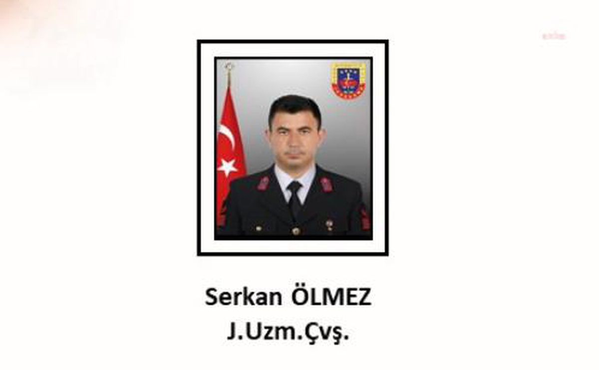 Jandarma Uzman Çavuş Serkan Ölmez şehit oldu