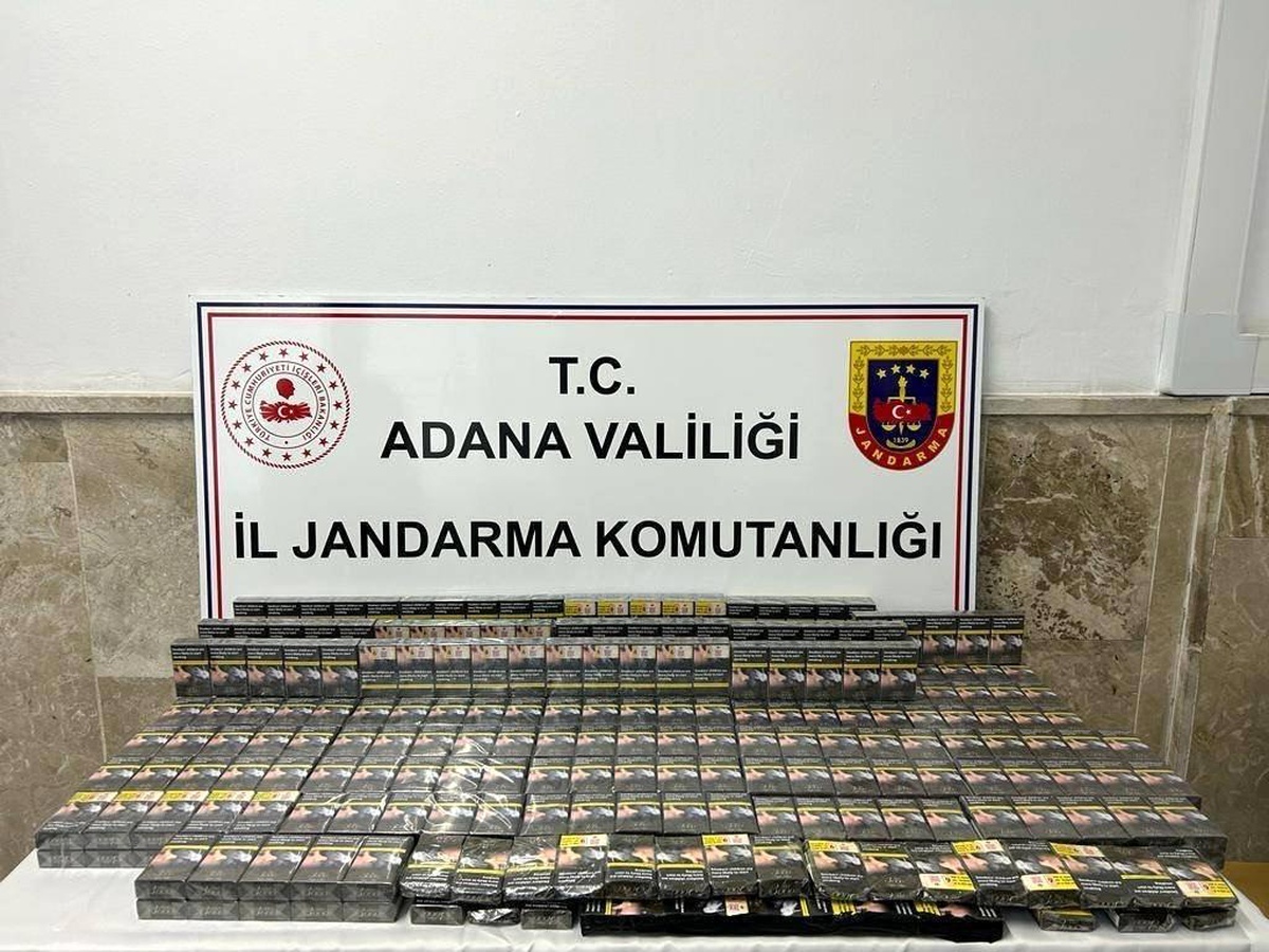 Adana\'da 620 kilo kaçak tütün ele geçirildi