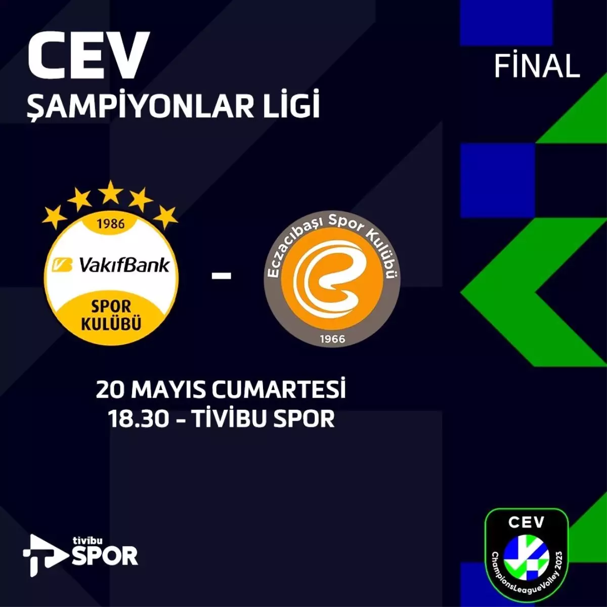 CEV Şampiyonlar Ligi\'nde Türk finali Tivibu\'da