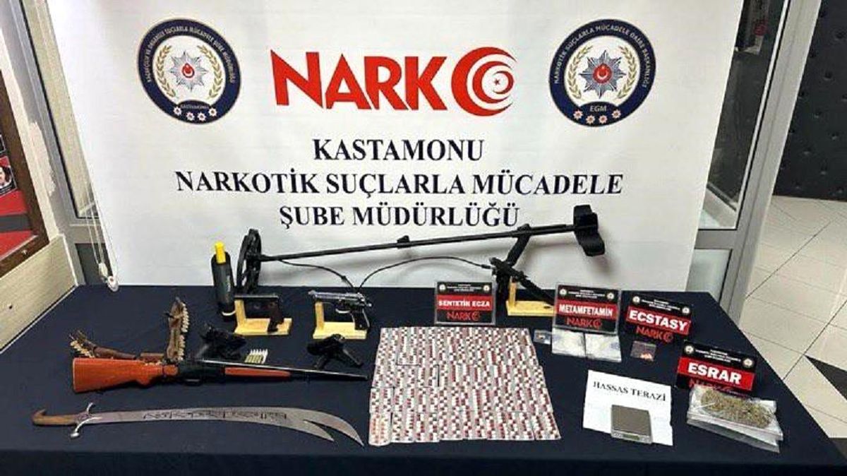 Kastamonu\'da uyuşturucu operasyonu: 2 tutuklama