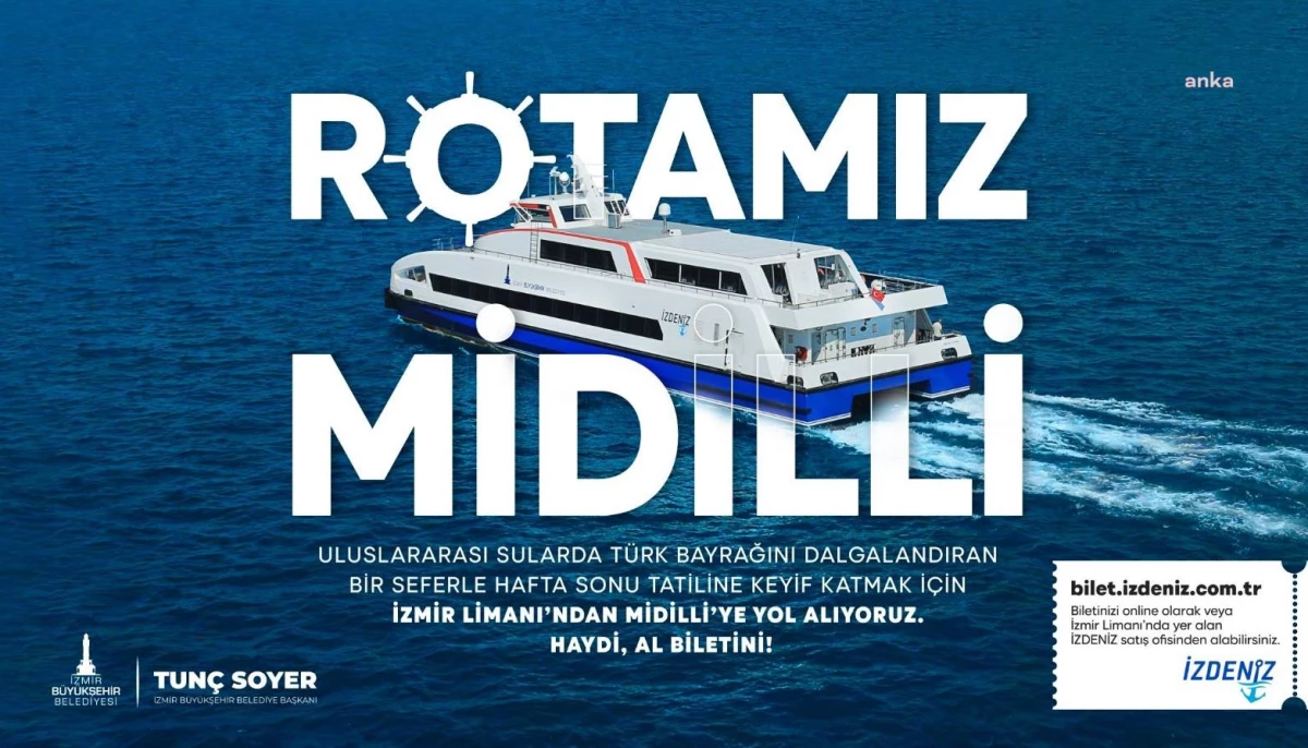 İzmir-Midilli seferlerinde gençlere özel indirim kampanyası başlatıldı