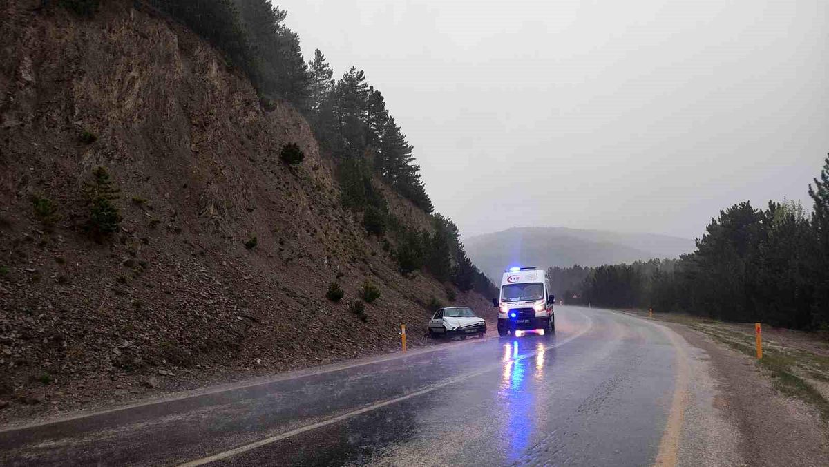 Kastamonu\'da trafik kazası: 1 yaralı