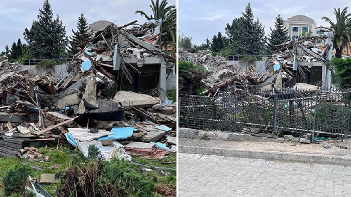 Münevver Karabulut\'un öldürüldüğü villa kentsel dönüşüm kapsamında yıkıldı