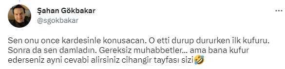 Şahan Gökbakar, Güvenç Dağüstün ve Celil Nalçakan'la birbirine girdi! Küfür ve hakaretler havada uçuştu