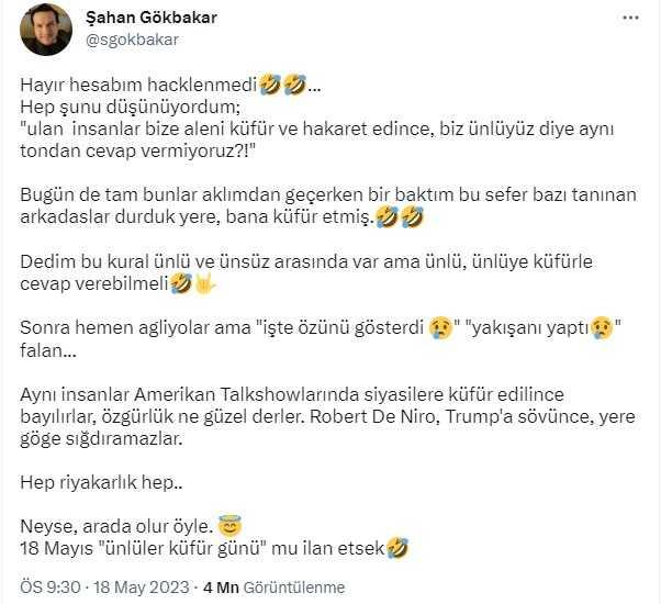 Şahan Gökbakar, Güvenç Dağüstün ve Celil Nalçakan'la birbirine girdi! Küfür ve hakaretler havada uçuştu