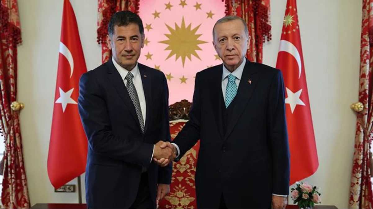 Son Dakika: Cumhurbaşkanı Erdoğan, Sinan Oğan\'la Dolmabahçe Çalışma Ofisi\'nde görüştü