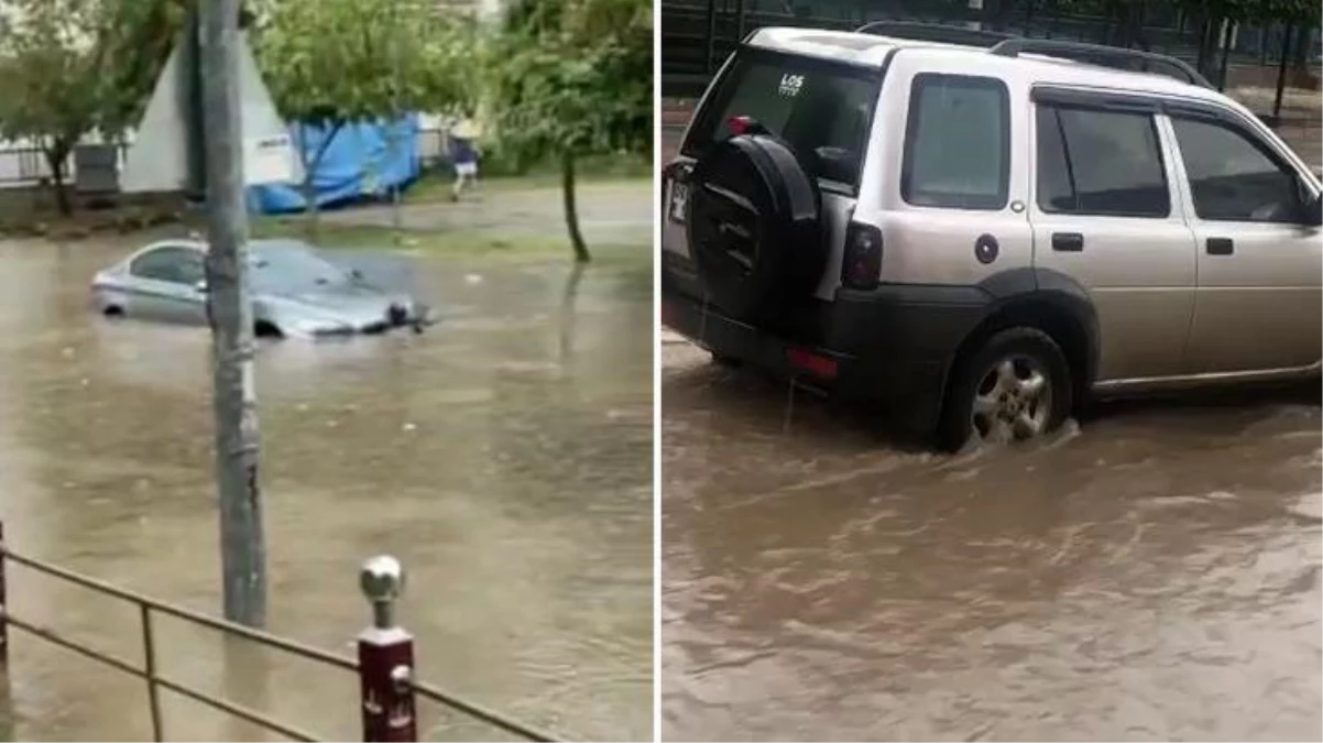 Adana, şiddetli yağışın ardından sele teslim oldu