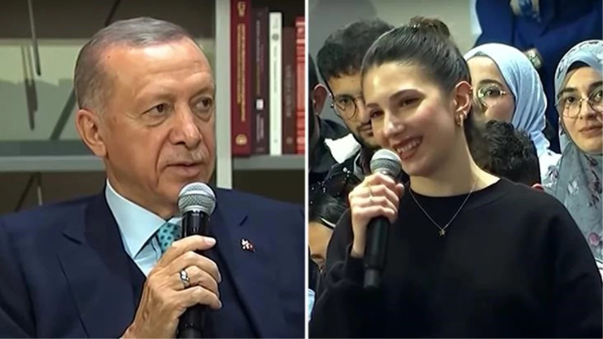 Cumhurbaşkanı Erdoğan genci kırmadı, Mehmet Akif\'in "Zulmü Alkışlayamam" şiirini okudu