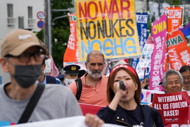 Japonya'da G7 Zirvesi Protesto Edildi