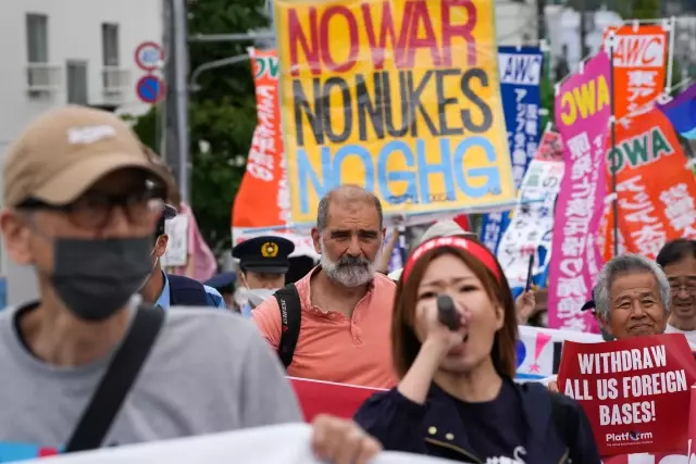 Japonya'da G7 Zirvesi Protesto Edildi