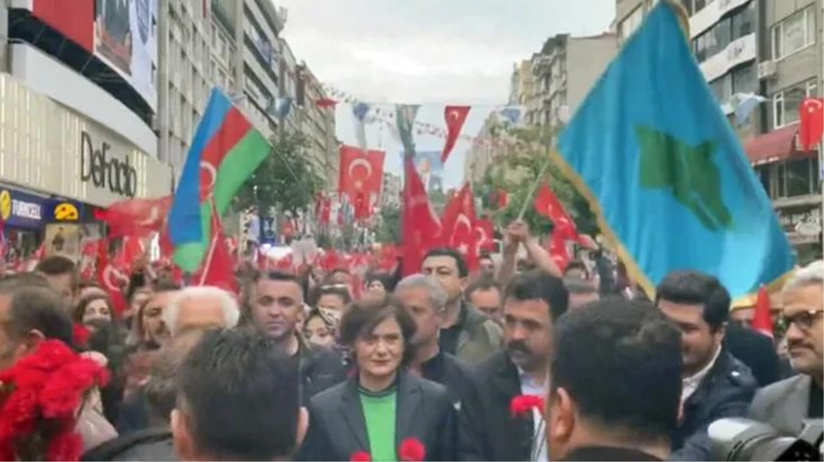 Canan Kaftancıoğlu ülkücü grubun yürüyüşüne katılınca Bakan Süleyman Soylu: Acınası işler