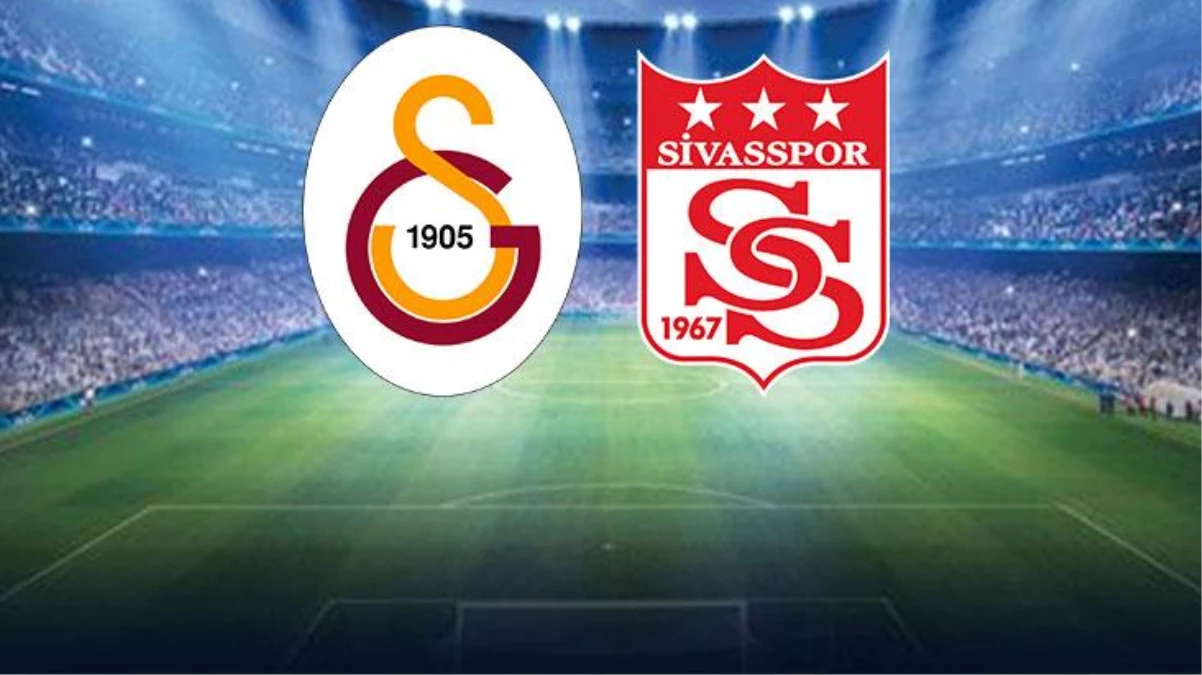Galatasaray-Sivasspor karşılaşmasının ilk 11\'leri belli oldu
