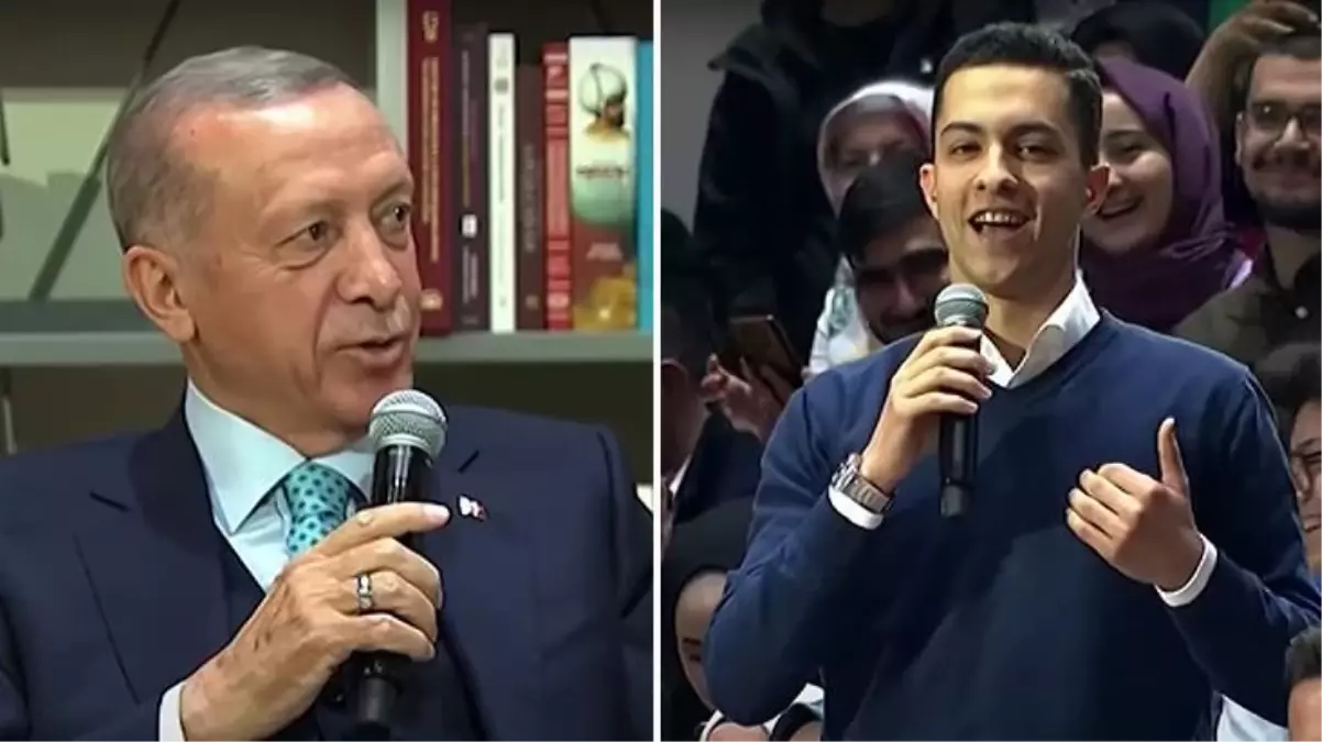 Cumhurbaşkanı Erdoğan\'ı kız istemeye davet eden gence Erdoğan\'ın verdiği cevap olay oldu: Kayınbaban bir yanlış yapmaz değil mi?