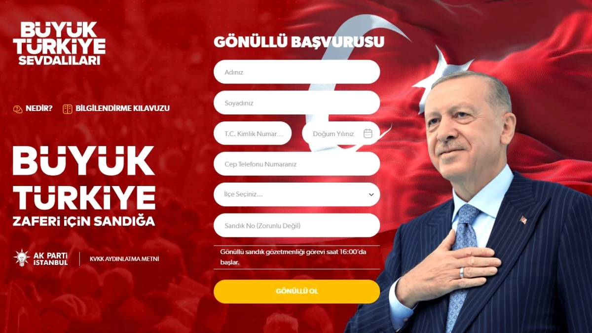 AK Parti İstanbul\'dan vatandaşlara sandıklarda "gönüllü görev" daveti