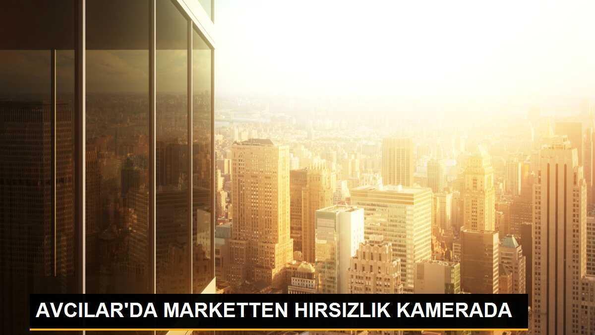 AVCILAR\'DA MARKETTEN HIRSIZLIK KAMERADA