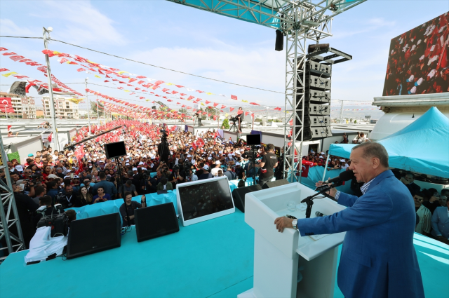 Cumhurbaşkanı Erdoğan'dan muhalefete sert tepki: Hiçbir seçimin ardından insanımızı tehdit etmedik