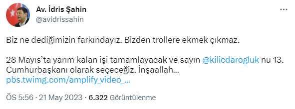DEVA Partili İdris Şahin'den çok konulacak 14 Mayıs çıkışı: Yaptırdığımız hiçbir ankette Kılıçdaroğlu ilk turda kazanamıyordu