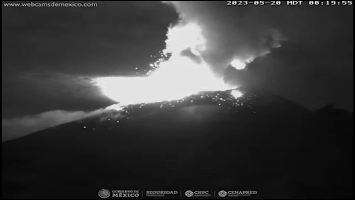 Meksika\'daki Popocatepetl Yanardağı Faaliyete Geçti