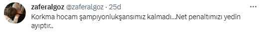 Ünlü sanatçı Zafer Algöz, Adana Demir-Beşiktaş maçında yaşananlara isyan etti: Penaltıyı yedin hocam, korkma şampiyon olmuyoruz